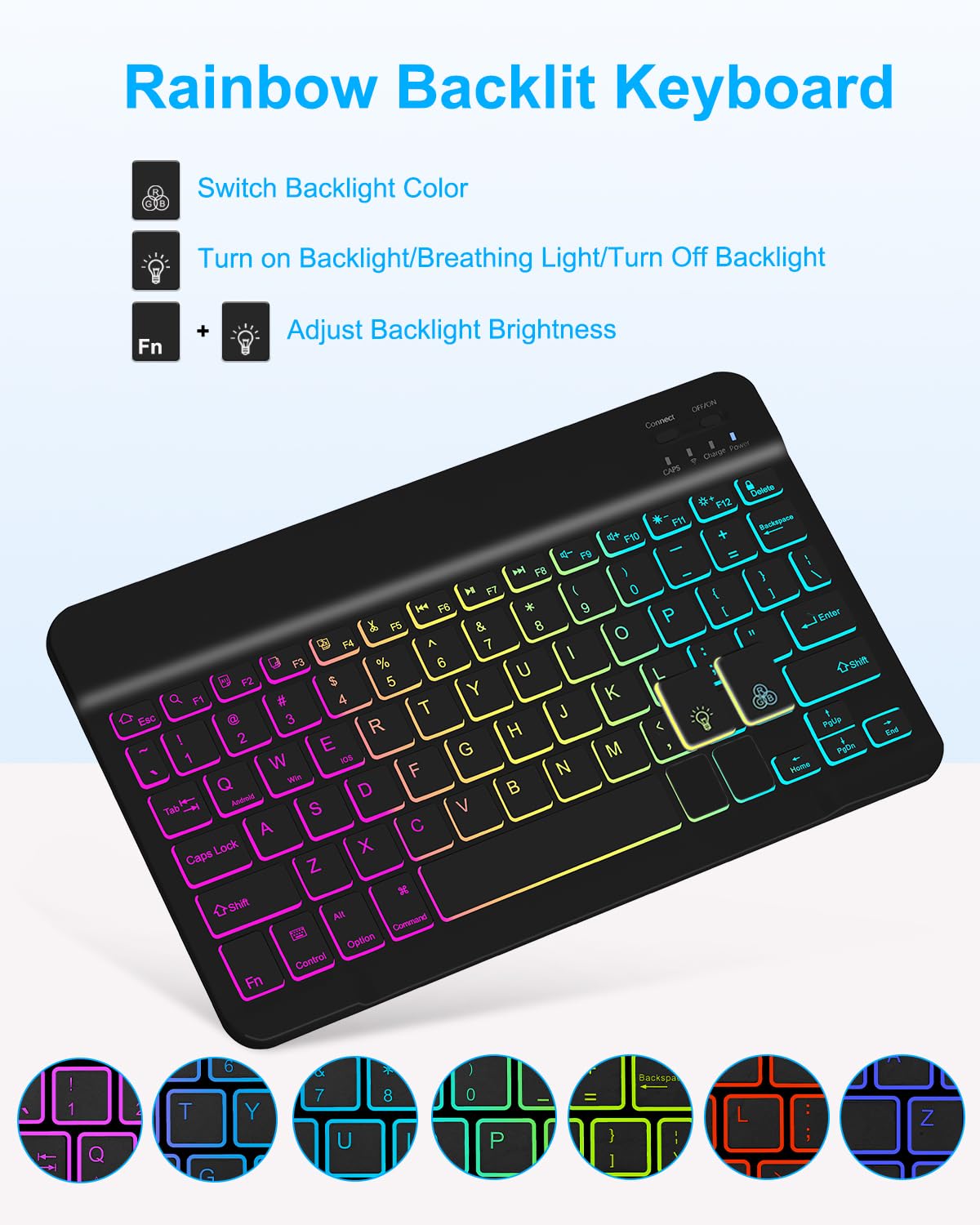 Amazon.com: EAMPANG Case with Keyboard for iPad 9th 8th 7th